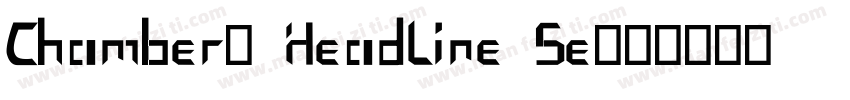 Chamberí Headline Se字体转换